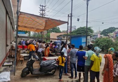 राजधानी के कलिंगनगर में भंडारा शुरू