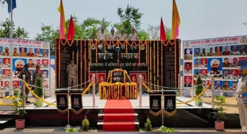 शहीद जवानों की याद में बनाए जाएंगे अमर बलिदानी स्मारक