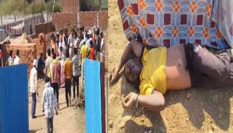 रेत भरे गाड़ी ने निर्माण स्थल पर चौकीदार को कुचला