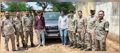 कार से 115 किलो गांजे के साथ 2 पकडे गए