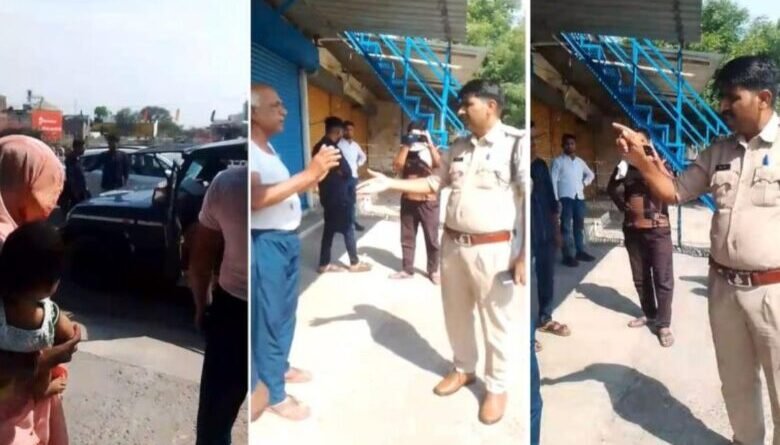 पुलिस की मनमानी बिना वारंट घर में घुसकर धमकी