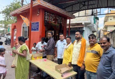 सत्तीचौरा दुर्गा मंदिर में निर्जला एकादशी पर महाआरती