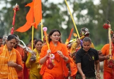 भोले की भक्ति में विधायक बोहरा संग दौड़े कांवड़िये, 151 किमी की यात्रा के चौथे दिन गौरकांपा से मोहतरा पहुँची