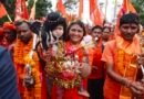 विधायक भावना बोहरा और कांवड़ियों के भव्य स्वागत में हर हर महादेव और बोल बम के जयघोष से गूंजा पंडरिया
